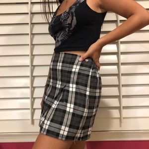 Plaid skirt